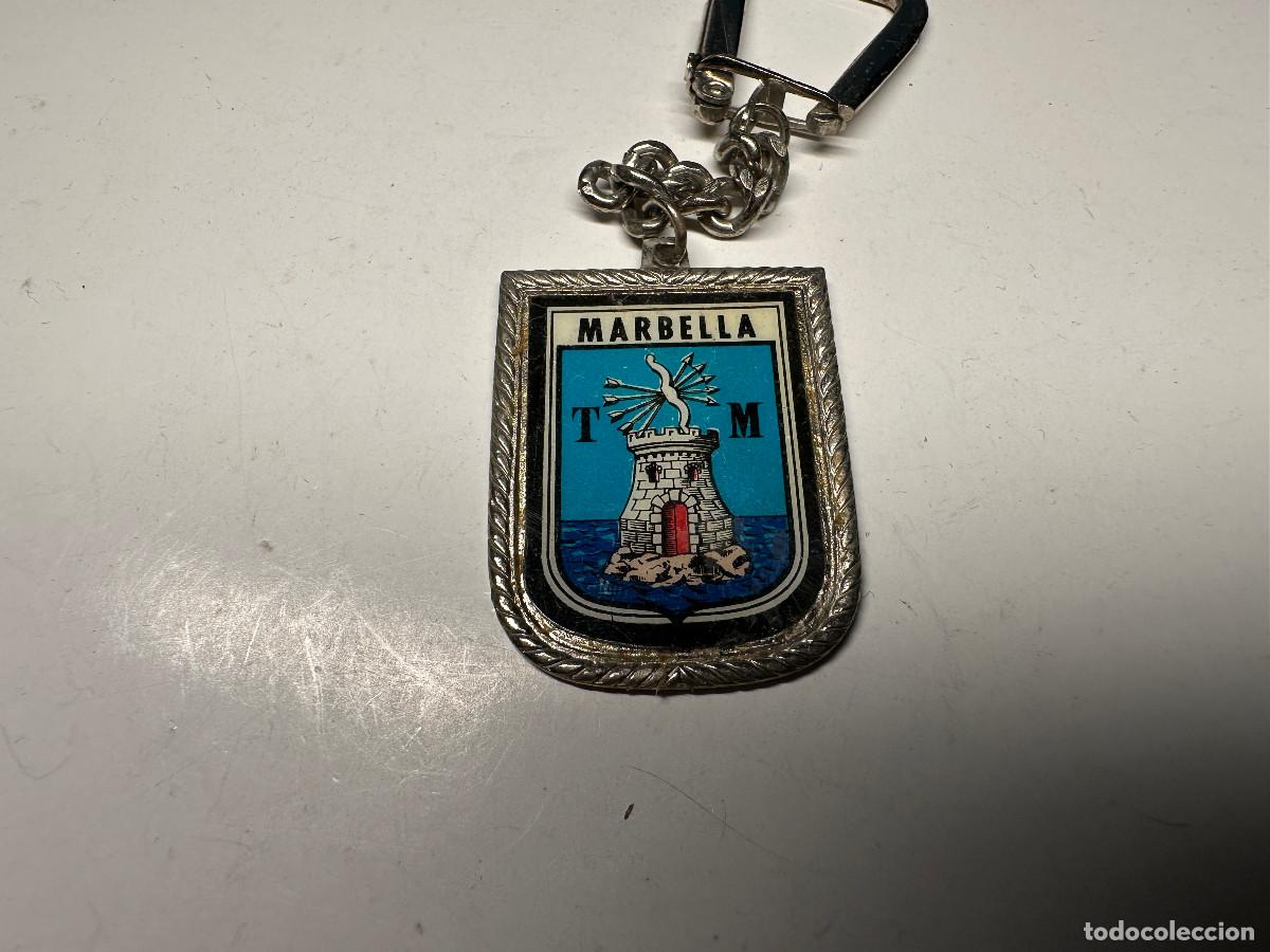 Coleccionismo de llaveros: ANTIGUO LLAVERO ESCUDO DE MARBELLA - Foto 3