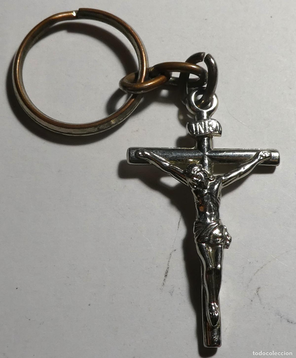 Coleccionismo de llaveros: Llavero de Cristo crucificado - Foto 1