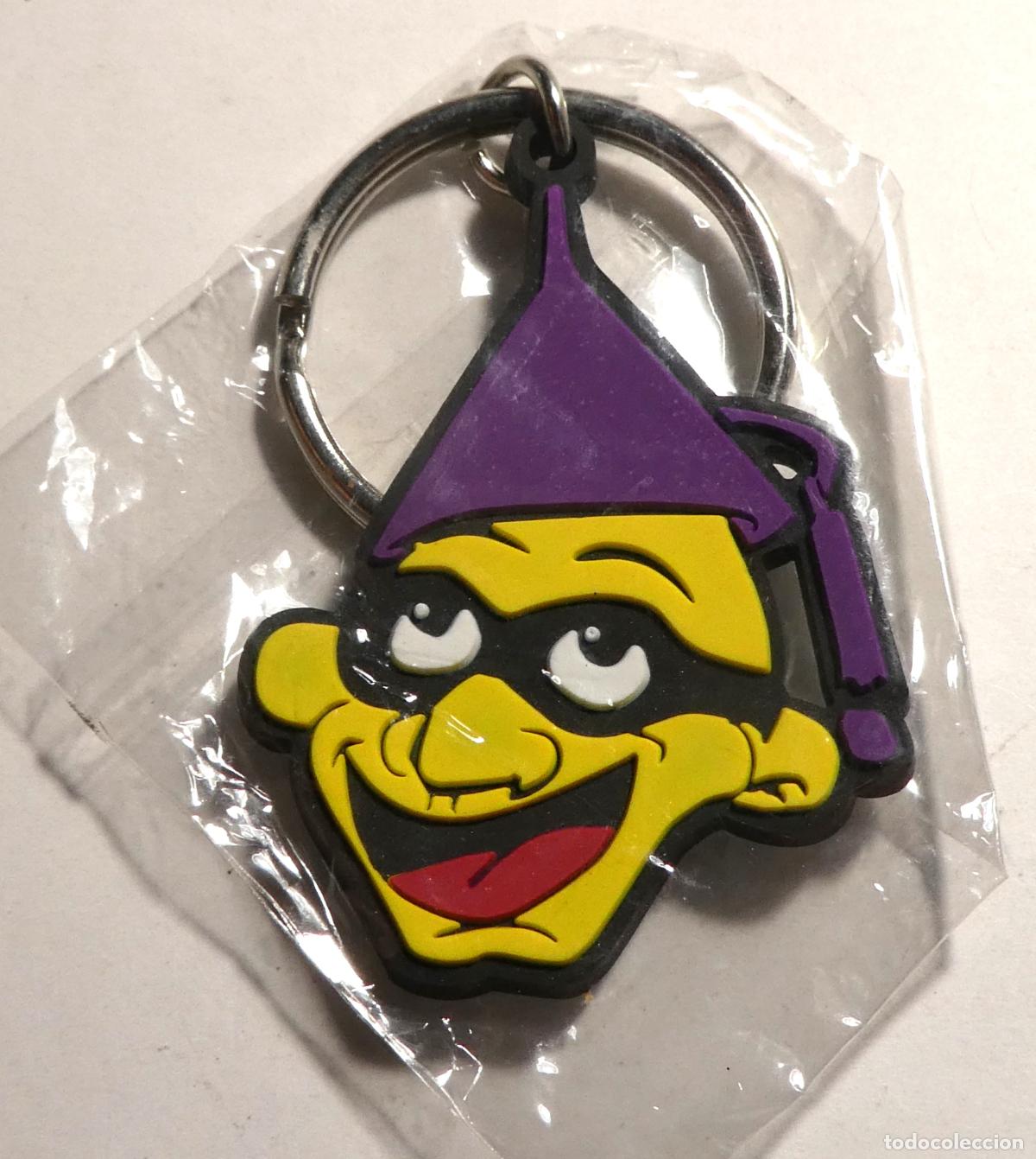 Coleccionismo de llaveros: Llavero de &rdquo;El Mugre&rdquo; (o &rdquo;Dirty Harry&rdquo;), Goma o PVC flexible.