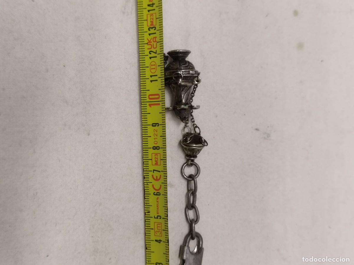 Coleccionismo de llaveros: Antiguo llavero de un botafumeiro a restaurar. - Foto 7