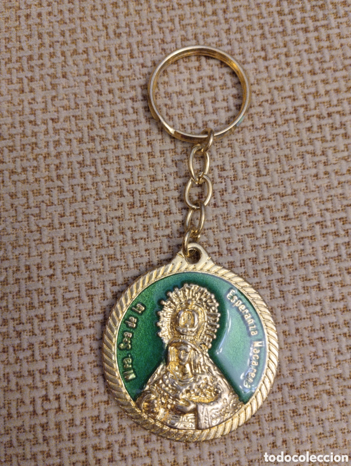 Coleccionismo de llaveros: Llavero Nuestra se&ntilde;ora de la Esperanza y NPJ del Gran Poder Sevilla - Foto 1