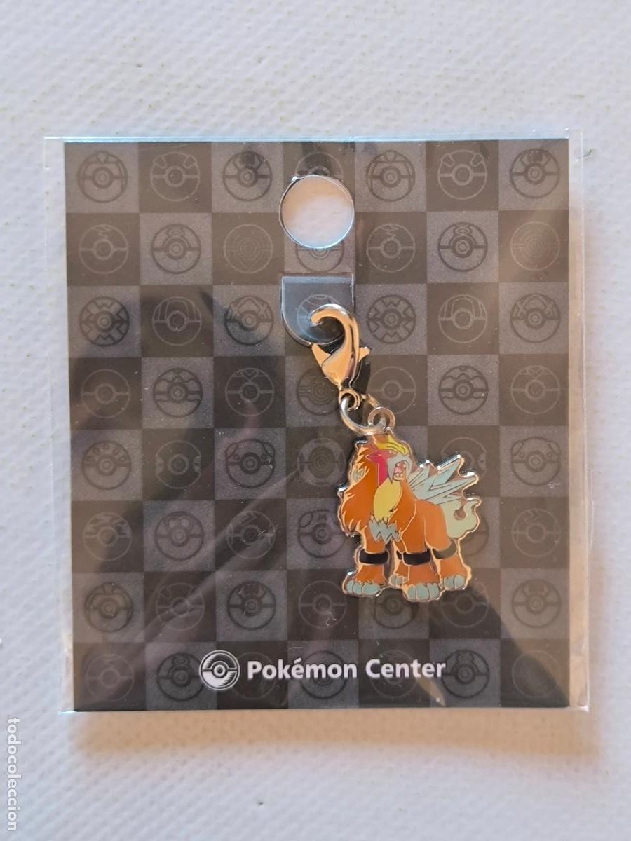 Coleccionismo de llaveros: LLAVERO POKEMON CENTER - ENTEI - # 244 - METAL CHARM / KEYCHAIN - JAPON (&Ntilde;7D#w)