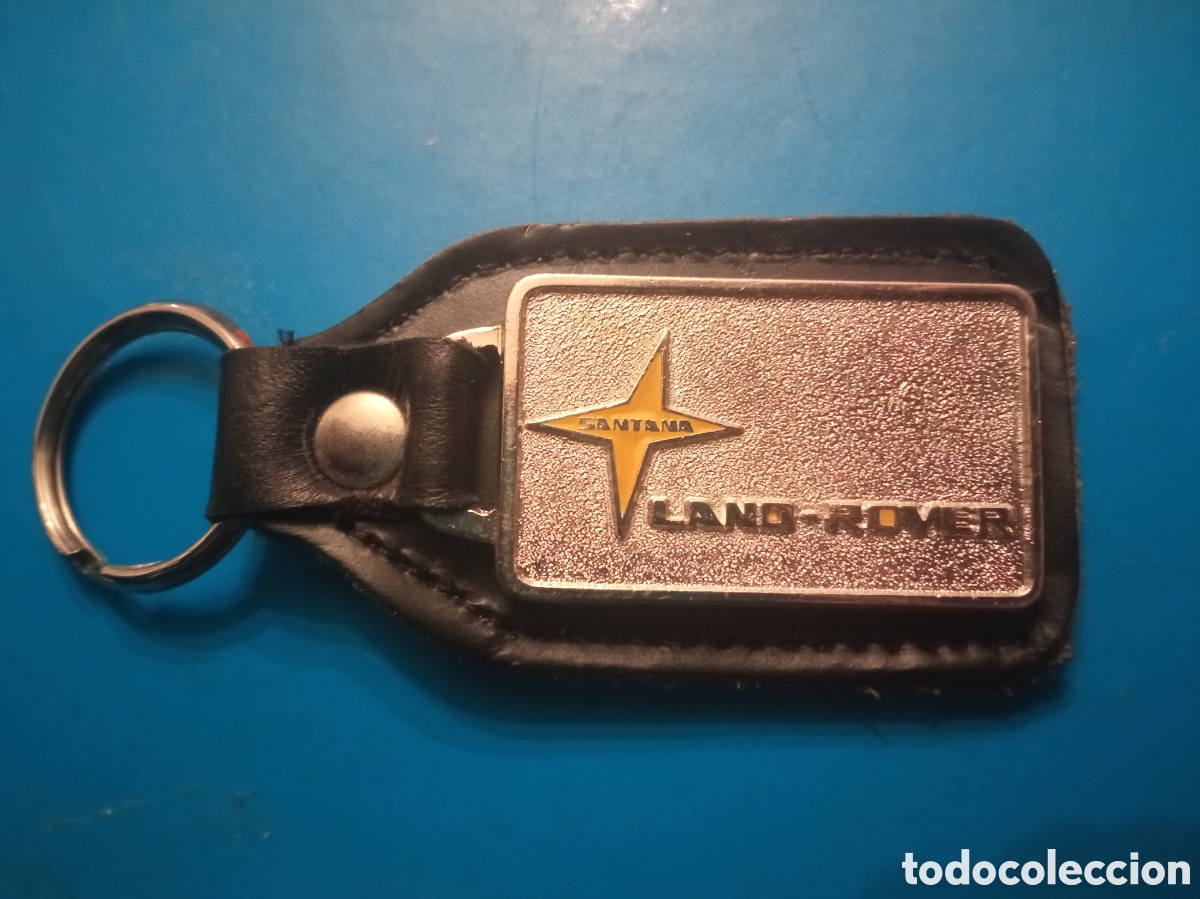 Coleccionismo de llaveros: Antiguo llavero a Doble cara, Land Rover Santana, Madrid