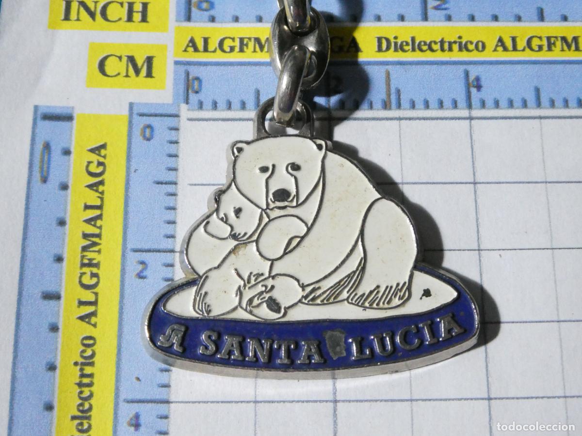 Coleccionismo de llaveros: LLAVERO DE SEGUROS ASEGURADORAS. SANTA LUC&Iacute;A. OSO POLAR