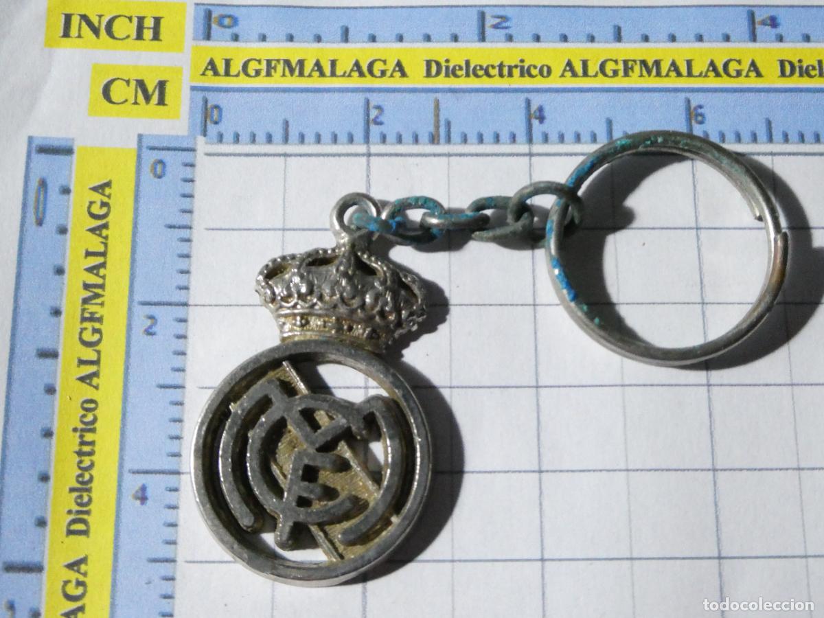 Coleccionismo de llaveros: LLAVERO DE DEPORTES. F&Uacute;TBOL. REAL MADRID CF ESCUDO CALADO