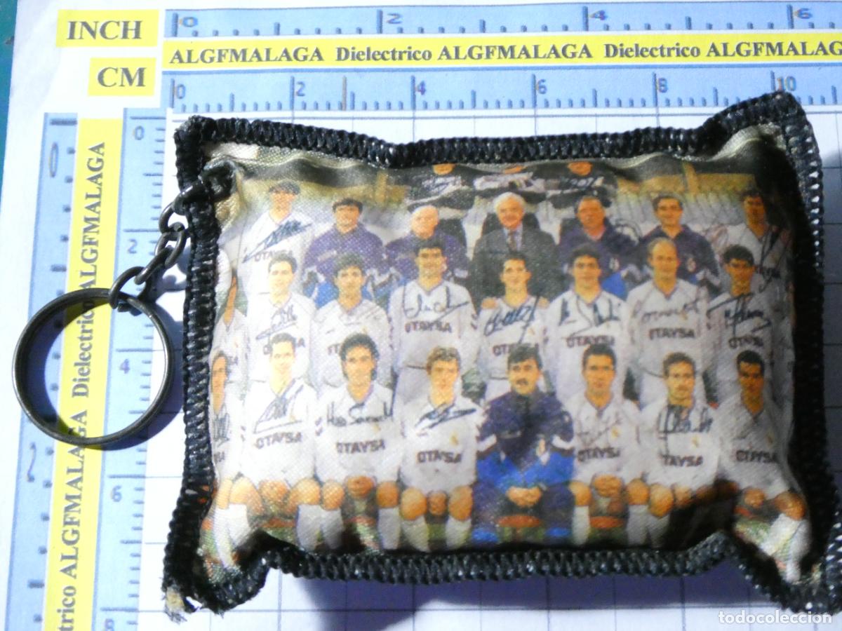Coleccionismo de llaveros: LLAVERO DE DEPORTES. F&Uacute;TBOL. REAL MADRID CF COJ&Iacute;N PLANTILLA EQUIPO A&Ntilde;O 1991 MICHEL HAGI HUGO SANCHEZ