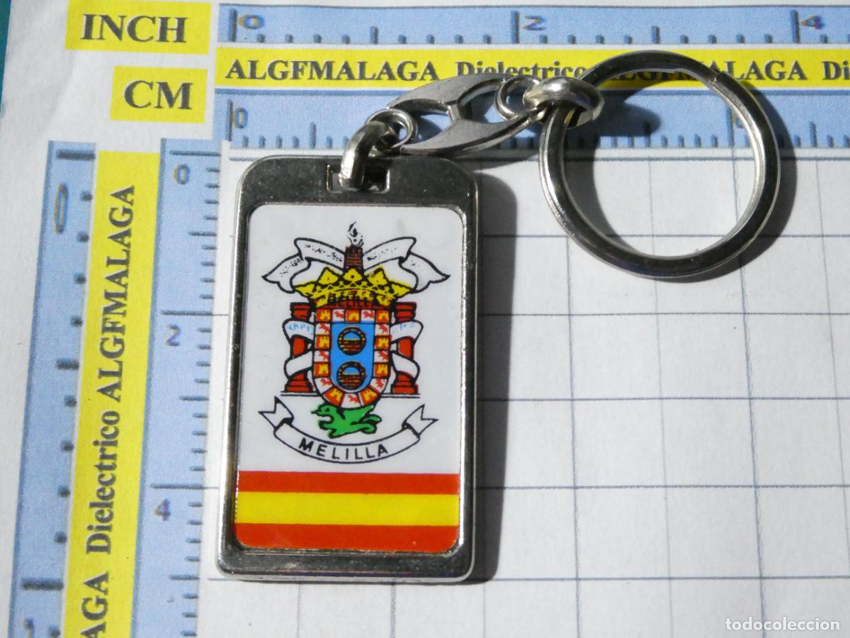 Coleccionismo de llaveros: LLAVERO DE HER&Aacute;LDICA. ESCUDO MELILLA.