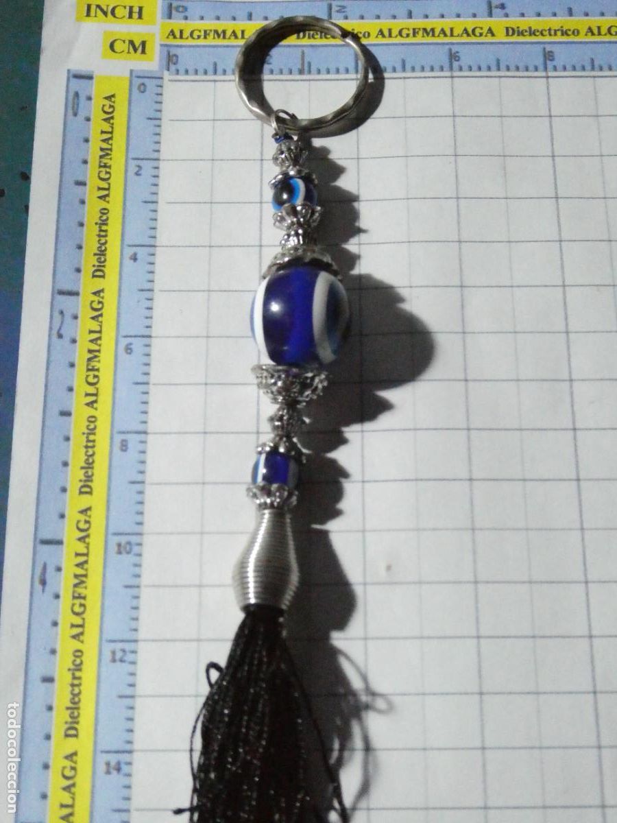 Coleccionismo de llaveros: LLAVERO AMULETO OJO TURCO SUERTE PROTECCI&Oacute;N