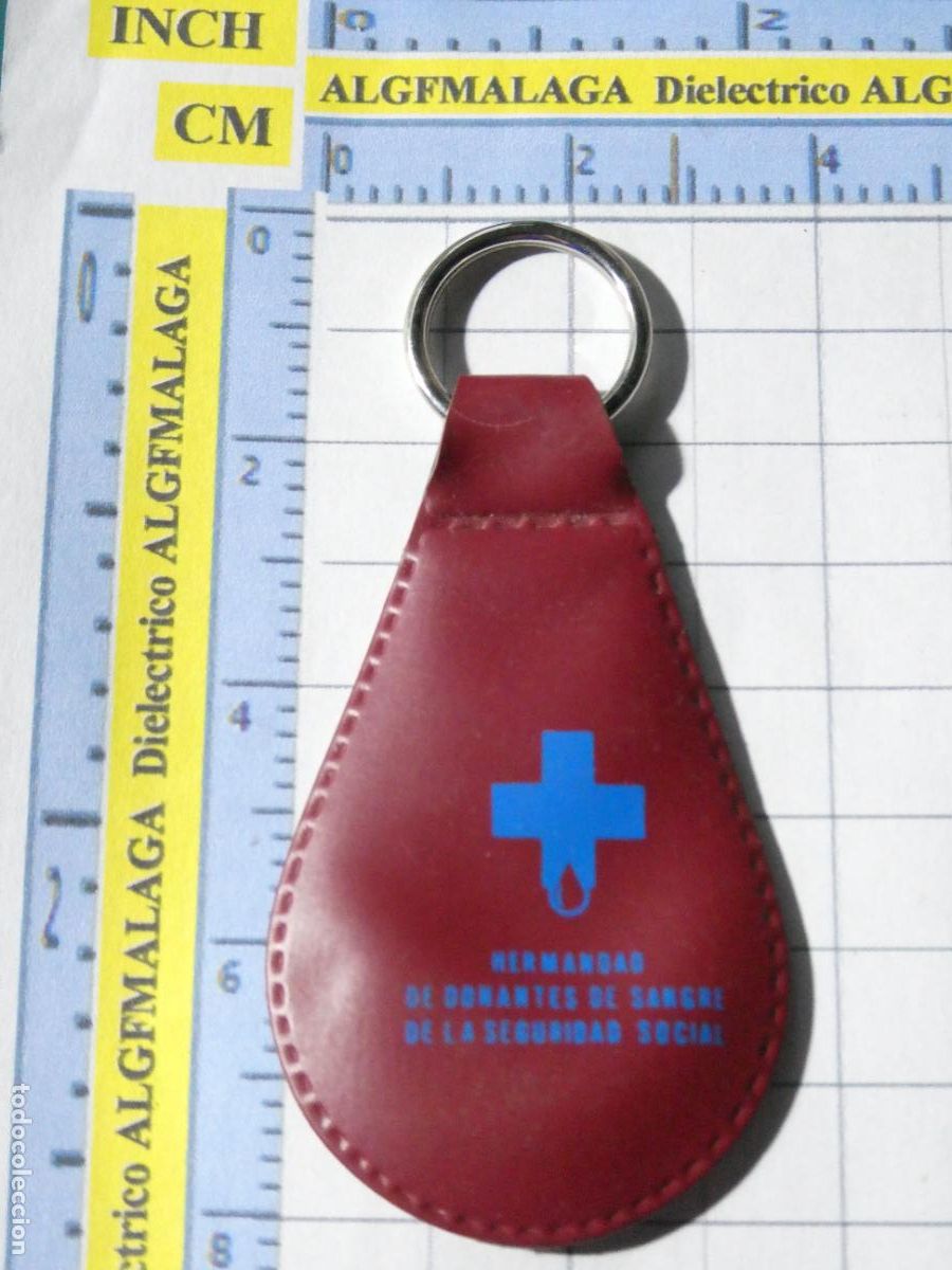 Coleccionismo de llaveros: LLAVERO DE SANIDAD. HERMANDAD DE DONANTES DE LA SEGURIDAD SOCIAL