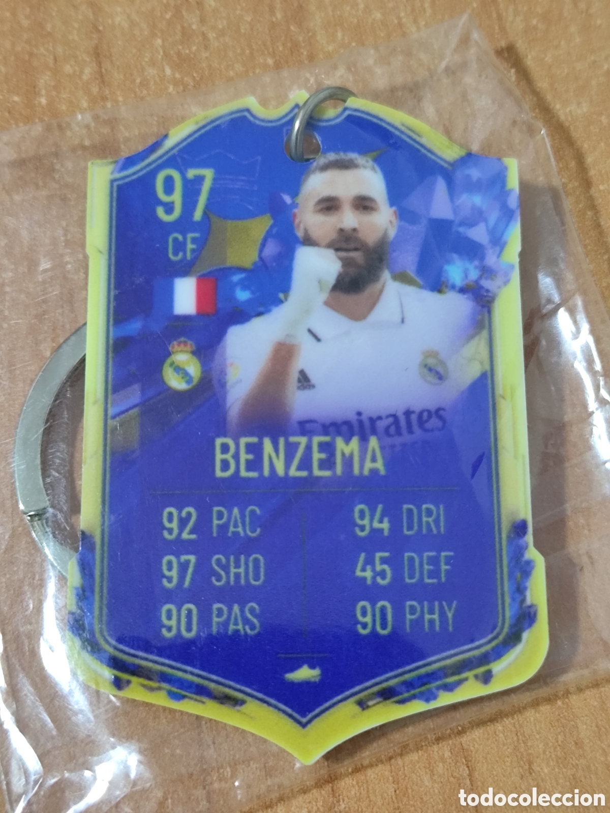 Coleccionismo de llaveros: Llavero Benzema Real Madrid