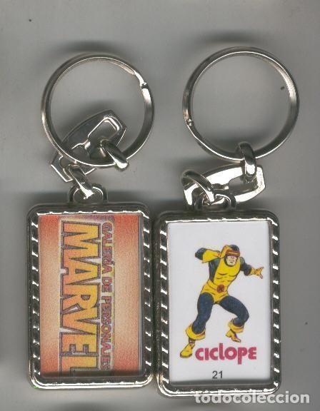 Coleccionismo de llaveros: Llavero Galeria de Personajes Marvel modelo 21 Ciclope - Varios