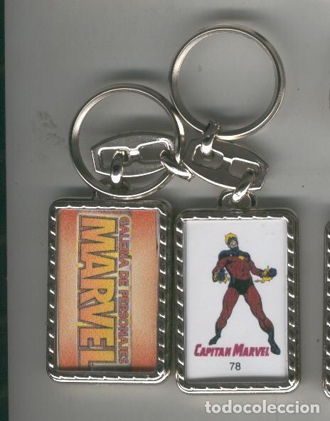 Coleccionismo de llaveros: Llavero Galeria de Personajes Marvel modelo 78 Capitan Marvel - Varios