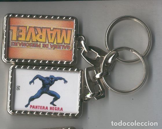 Coleccionismo de llaveros: Llavero Galeria de Personajes Marvel modelo 56 Pantera Negra - Varios