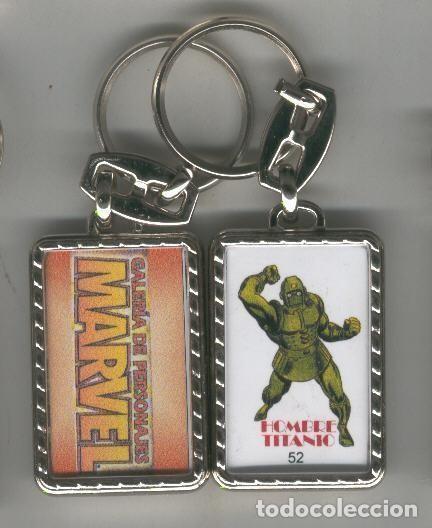 Collectionnisme de portes-cl&eacute;s: Llavero Galeria de Personajes Marvel modelo 52 Hombre Titanio - Varios