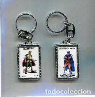Collectionnisme de portes-cl&eacute;s: Llavero El Guerrero del Antifaz y Ramiro - Varios