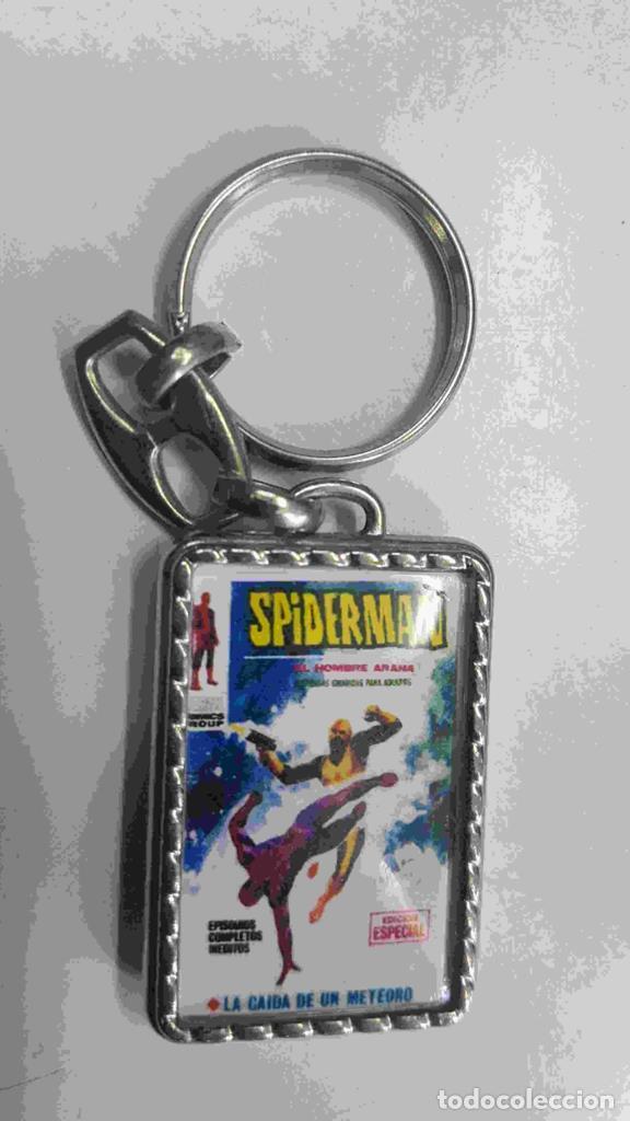 Coleccionismo de llaveros: Llavero Spiderman la caida de un meteoro - Varios