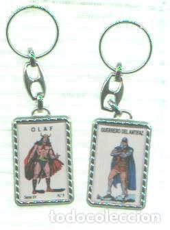 Collection of Keychains: Llavero El Guerrero del Antifaz y Olaf - Varios