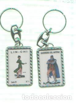 Collectionnisme de portes-cl&eacute;s: Llavero El Guerrero del Antifaz y Lin-Chi - Varios