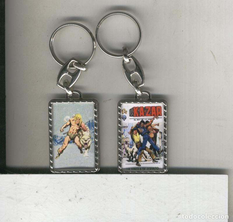 Collectionnisme de portes-cl&eacute;s: Llavero: Kazar numero 05: La jungla de asfalto - Varios