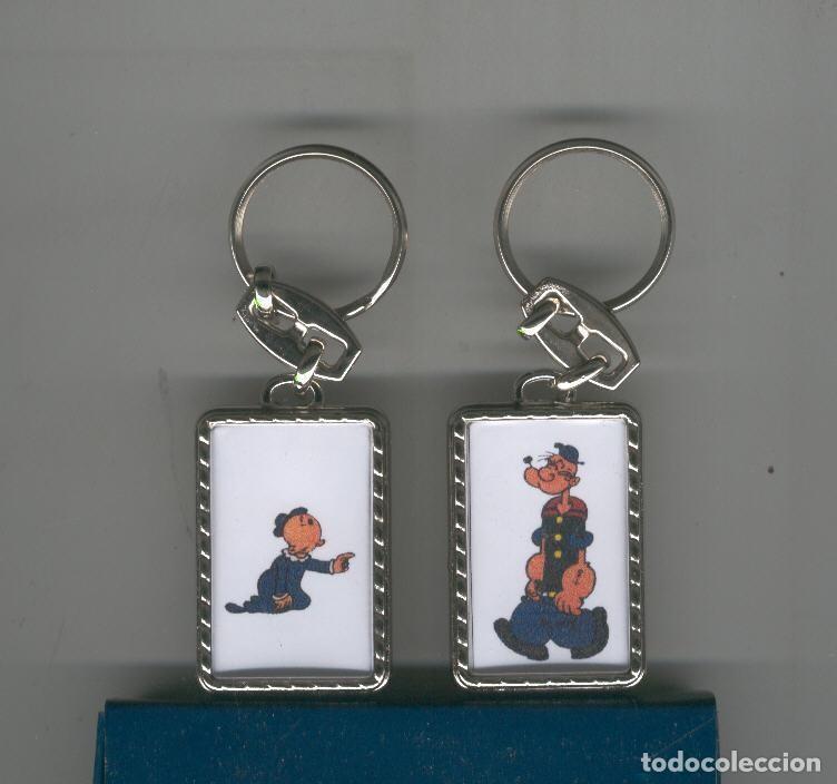 Sammlung von Schl&uuml;sselanh&auml;ngern: Llavero Popeye y Cocoliso - Varios