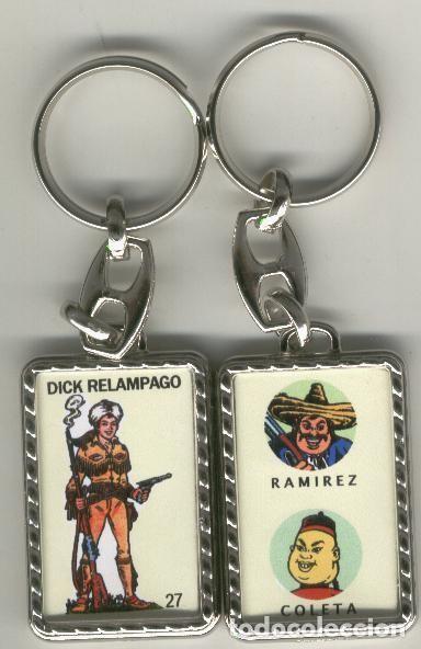 Collectionnisme de portes-cl&eacute;s: Llavero comic espa&ntilde;ol serie 027: Dick Relampago - Varios