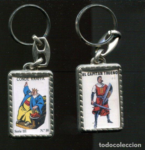 Collection of Keychains: LLavero El Capitan Trueno con El Conde Kraffa - Varios