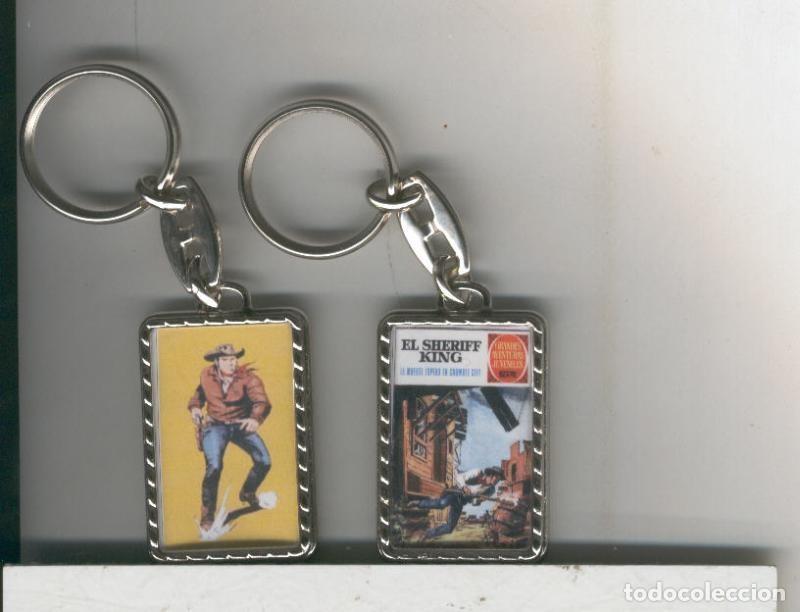 Collectionnisme de portes-cl&eacute;s: Llavero El Sheriff King numero 19: La muerte espera en Crumble City - Varios