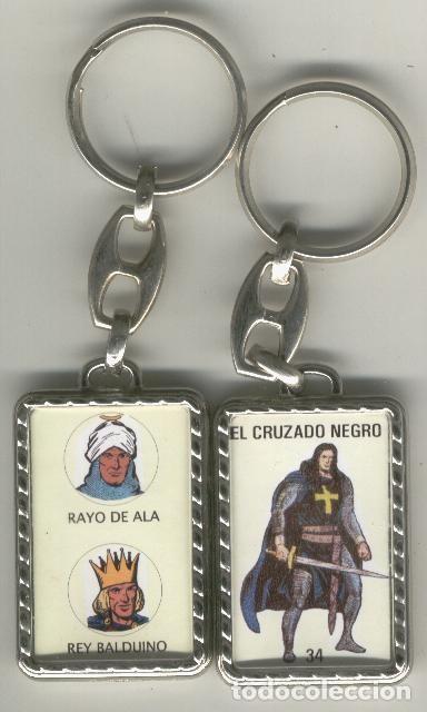 Coleccionismo de llaveros: Llaveros comic espa&ntilde;ol: El Cruzado Negro - Varios