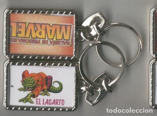 Collection of Keychains: Llavero Galeria de Personajes Marvel modelo 04: El lagarto - Varios