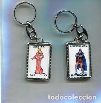 Collection of Keychains: Llavero El Guerrero del Antifaz y Armina - Varios