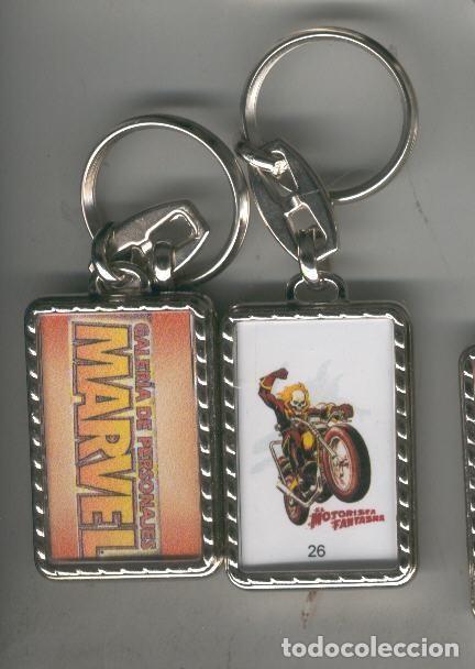 Collection of Keychains: Llavero Galeria de Personajes Marvel modelo 26 El Motorista Fantasma - Varios
