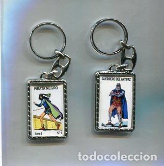 Collectionnisme de portes-cl&eacute;s: Llavero El Guerrero del Antifaz y El Pirata Negro - Varios