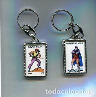 Collectionnisme de portes-cl&eacute;s: Llavero El Guerrero del Antifaz y Aruch Melik - Varios