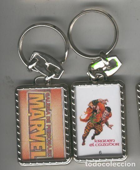 Collectionnisme de portes-cl&eacute;s: Llavero Galeria de Personajes Marvel modelo 06 Kraven el cazador - Varios