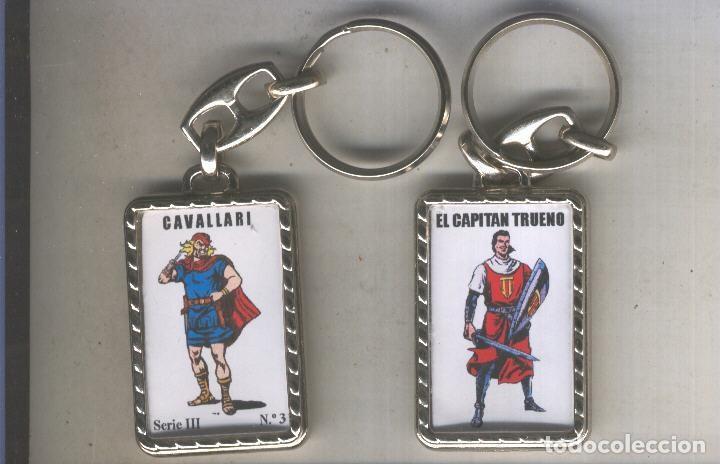 Collection of Keychains: Llavero El Capitan Trueno serie III numero 03: Cavallari - Varios