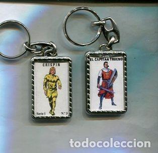 Collection of Keychains: Llavero: El Capitan Trueno y Crispin - Varios