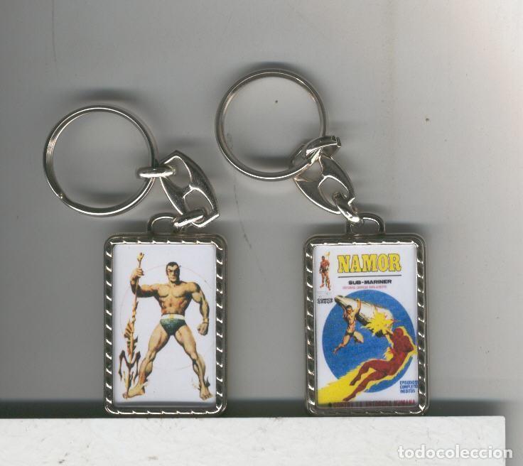 Collection of Keychains: Llavero Namor numero 21: contra la antorcha humana - Varios