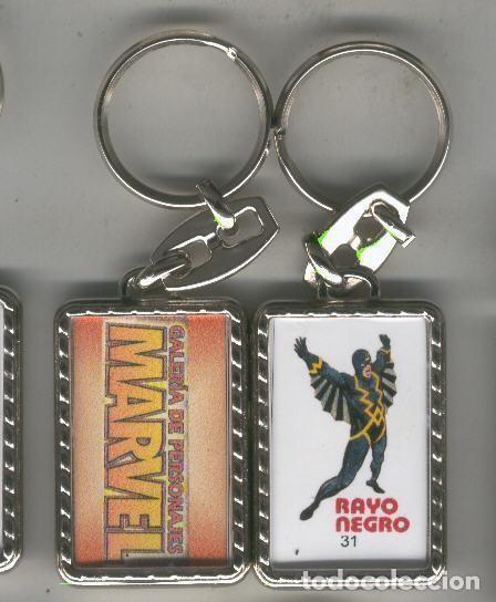 Coleccionismo de llaveros: Llavero Galeria de Personajes Marvel modelo 31 Rayo Negro - Varios