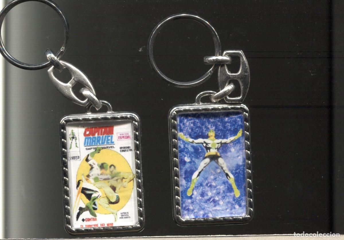 Collection of Keychains: Llavero Capitan Marvel: Contra el Principe del Mar (Namor) - Varios