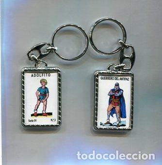Collection of Keychains: Llavero El Guerrero del Antifaz y Adolfito - Varios