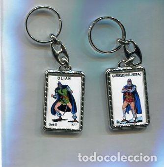 Collectionnisme de portes-cl&eacute;s: Llavero El Guerrero del Antifaz y Olian - Varios