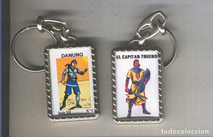 Collectionnisme de portes-cl&eacute;s: Llavero El Capitan Trueno serie XII numero 02: Danung - Varios