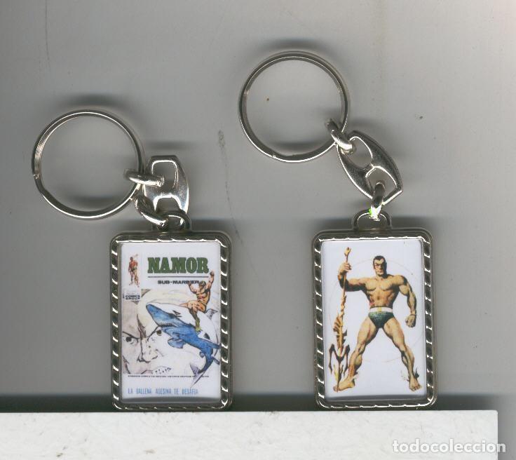 Collectionnisme de portes-cl&eacute;s: Llavero Namor numero 33: la ballena asesina te desafia - Varios