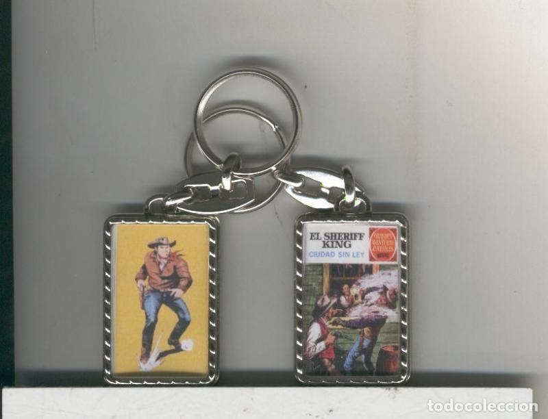 Collectionnisme de portes-cl&eacute;s: Llavero El Sheriff King numero 02: ciudad sin ley - Varios