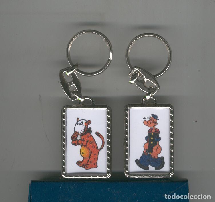 Collectionnisme de portes-cl&eacute;s: Llavero Popeye y Eugene - Varios