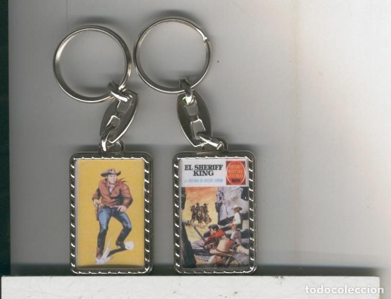 Collectionnisme de portes-cl&eacute;s: Llavero El Sheriff King numero 27: La historia de Grecko Storm - Varios