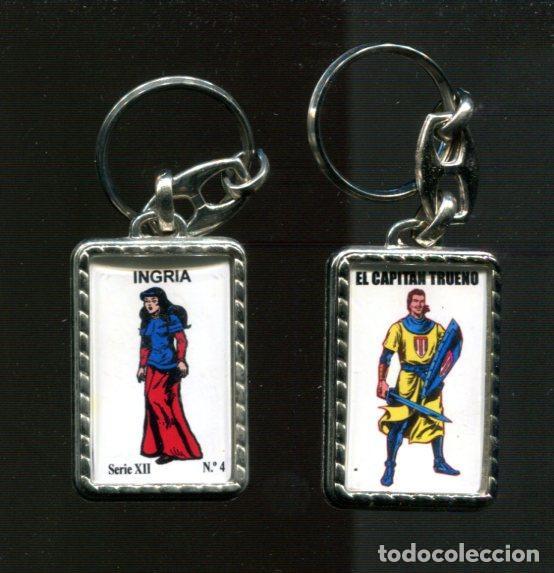 Collection of Keychains: Llavero El Capitan Trueno con Ingria - Varios
