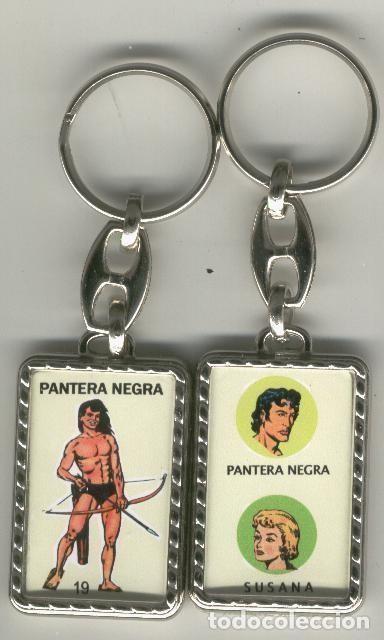 Coleccionismo de llaveros: Llavero comic espa&ntilde;ol serie numero 019: Peque&ntilde;o Pantera Negra - Varios