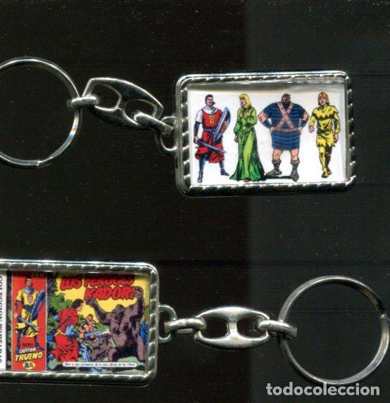 Collection of Keychains: LLavero El Capitan Trueno con cubierta del numero 005 - Varios