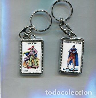 Collection of Keychains: Llavero El Guerrero del Antifaz y Yeir Kan - Varios